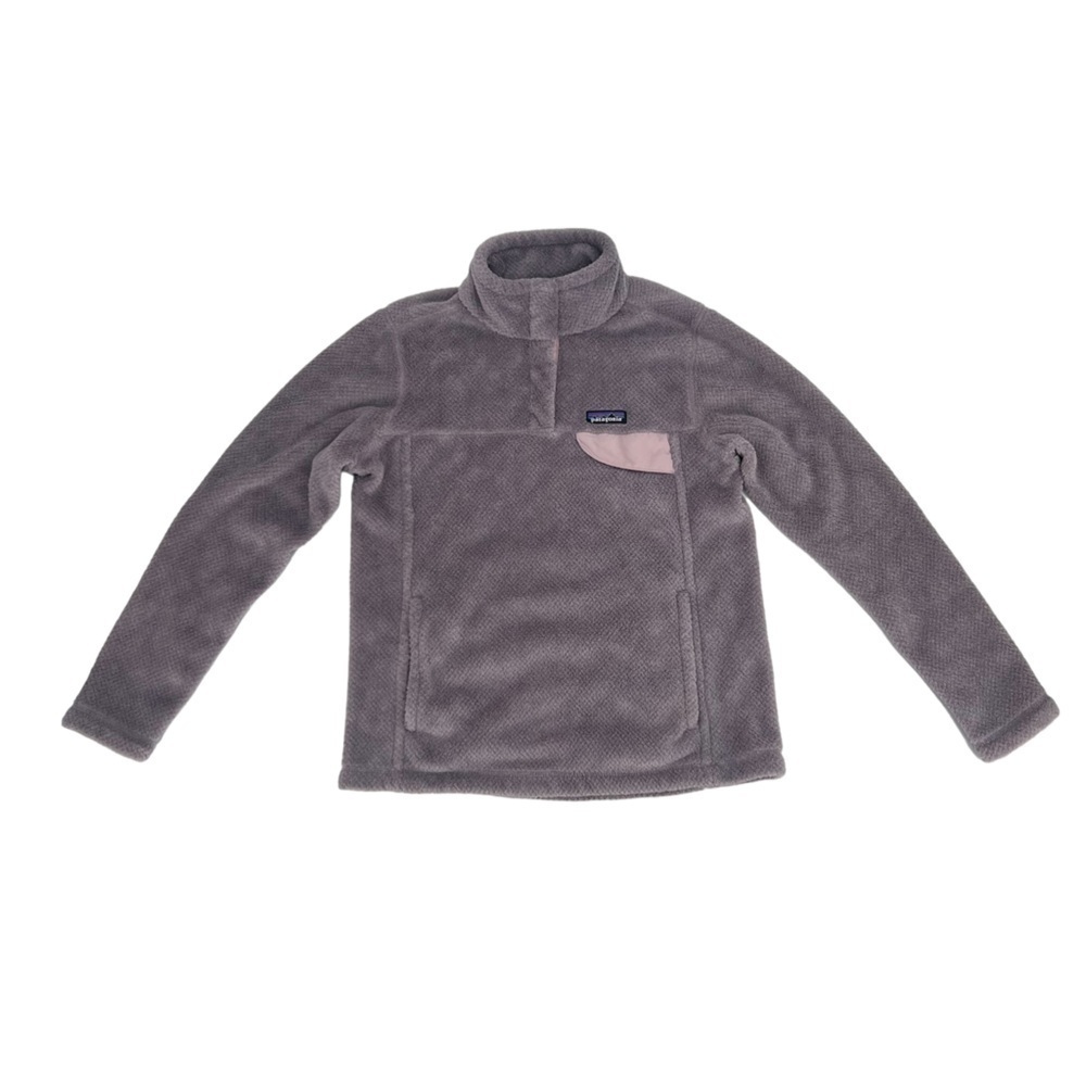 Patagonia Purple Re-Tool Snap-T® Fleece Pullover Sweatshirt Size Medium Women’s